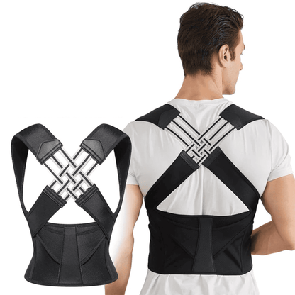 Back and shoulder pain relief posture corrector for daily use