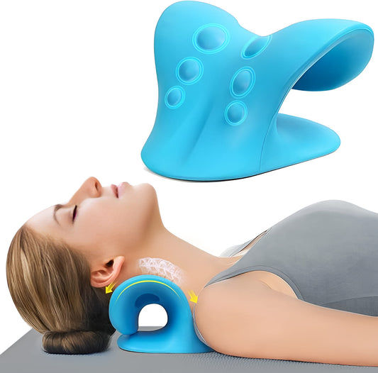 Neck traction device for neck and shoulder pain relief