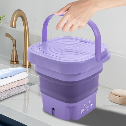 Compact spin dryer washer cleaning socks and underwear